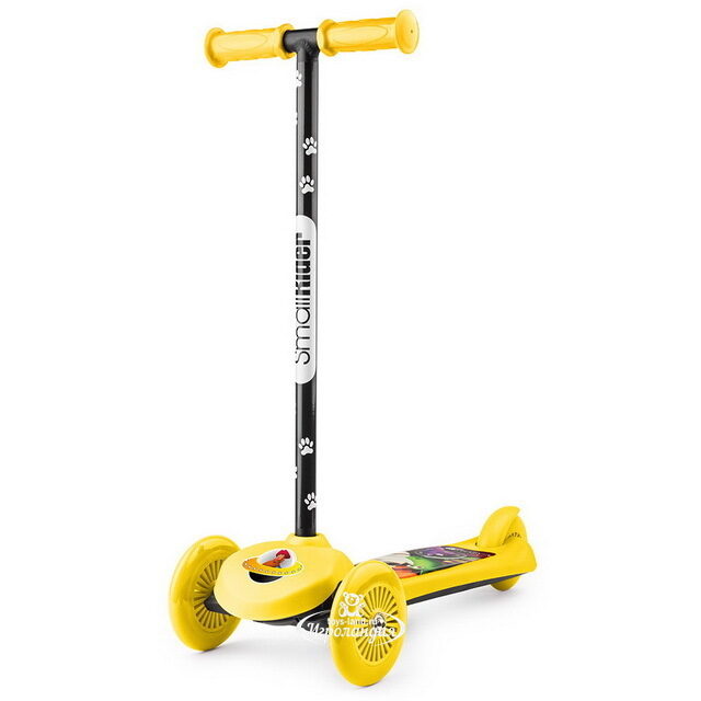 Трехколесный самокат Small Rider Scooter, колеса 120 мм, желтый, до 25 кг Small Rider (Смол Райдер)