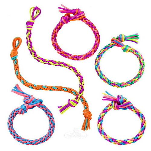 Набор для плетения браслетов Фенечки из цветных шнуров Alex