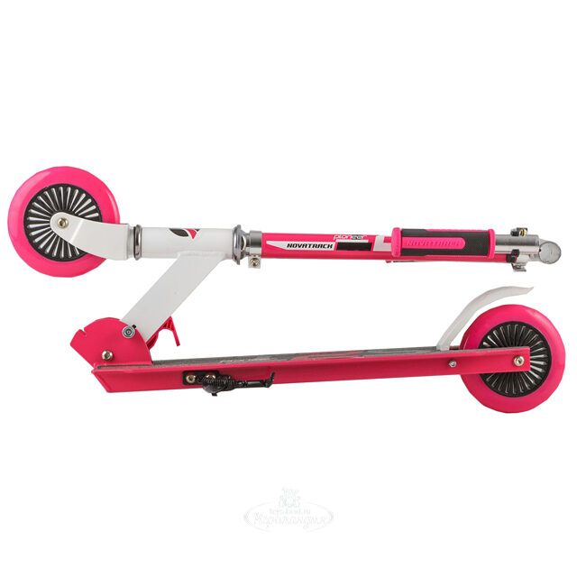 Самокат Novatrack Pioneer, колеса 125 мм, розовый, до 70 кг Novatrack
