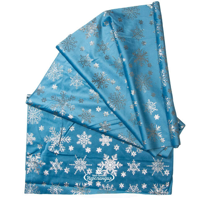 Новогодняя дорожка Via Celeste - Снежинки 270*48 см Due Esse Christmas