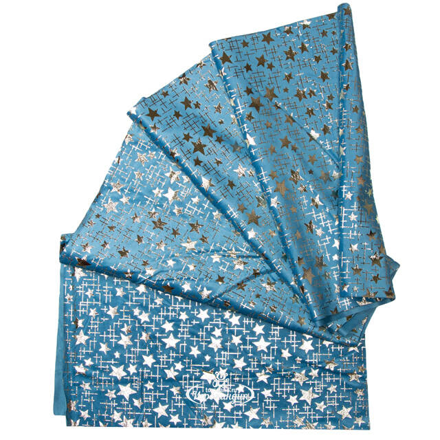 Новогодняя дорожка Via Celeste - Звёздочки 270*48 см Due Esse Christmas