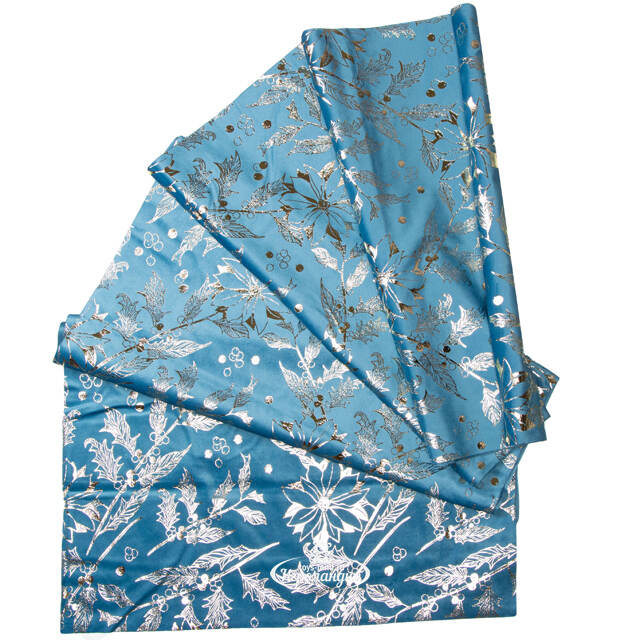 Новогодняя дорожка Via Celeste - Остролист 270*48 см Due Esse Christmas