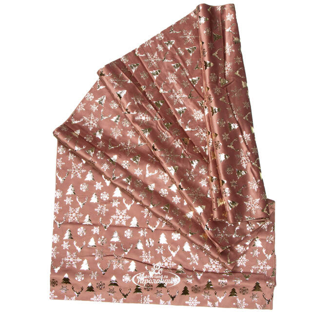 Новогодняя дорожка Rosantico - Зимний Лес 270*48 см Due Esse Christmas