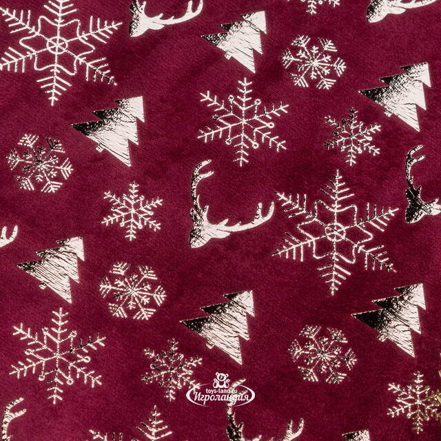 Новогодняя дорожка Granada - Зимний Лес 270*28 см Due Esse Christmas (Ду Эссе Кристмас)