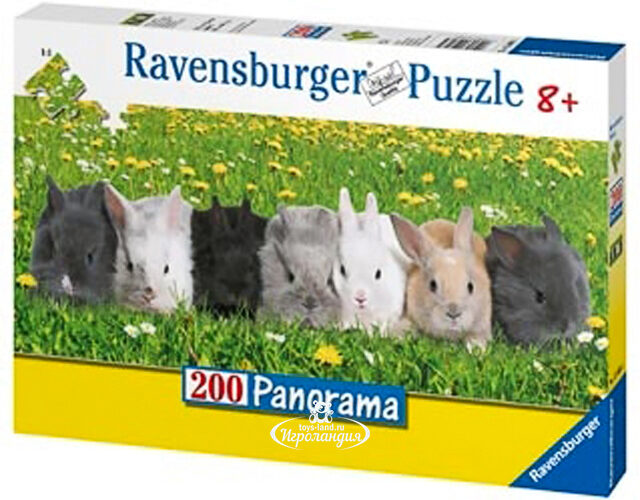 Пазл Парад зайчиков, 200 элементов Ravensburger