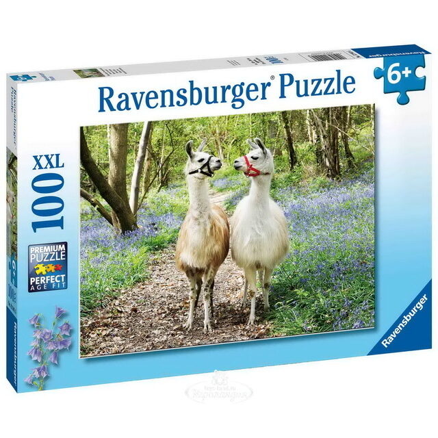 Пазл Ламы, 100 элементов XXL Ravensburger