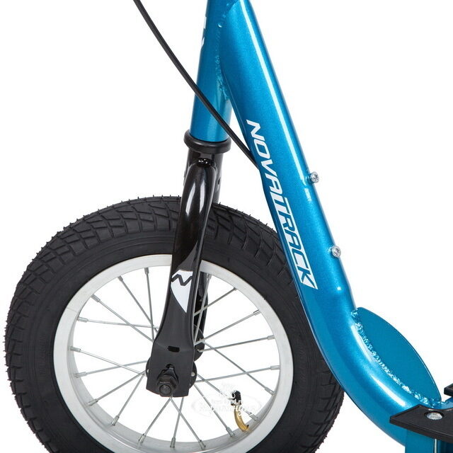 Самокат внедорожный Novatrack STAMP N2, синий, 12" Novatrack (Новатрэк)