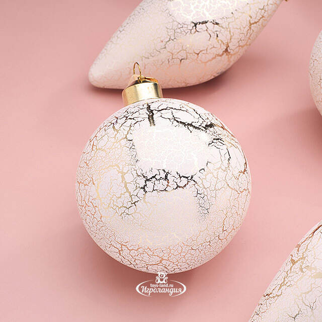 Набор стеклянных игрушек Ceres Framme 8-12 см, 9 шт Christmas Deluxe