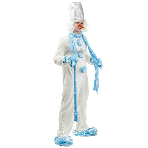 Карнавальный костюм для взрослых Снеговик, 48 размер Батик