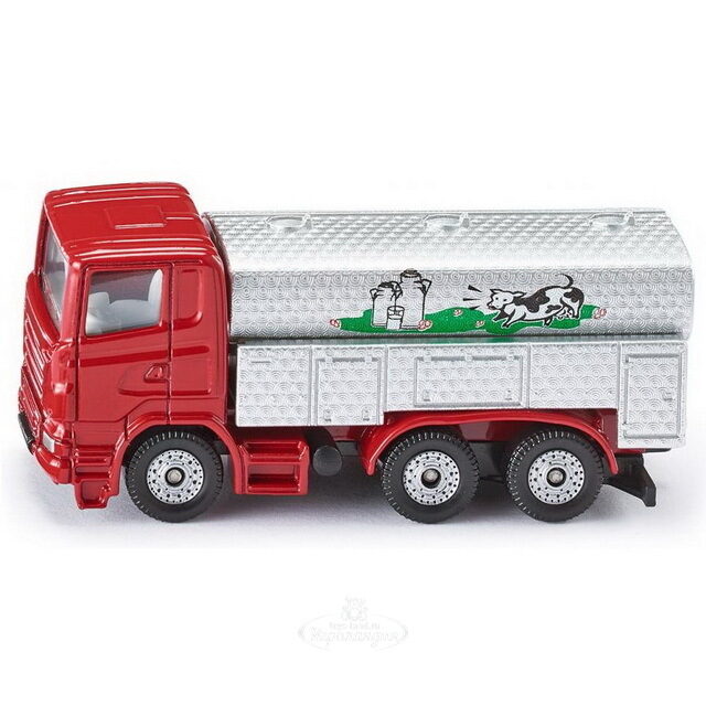 Модель грузовика молоковоза 1:87, 8 см SIKU