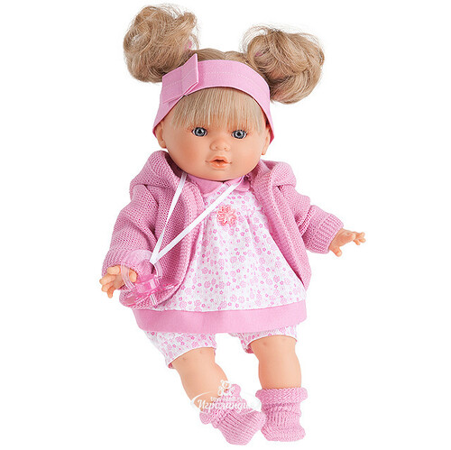 Кукла Кристи в розовом 30 см плачущая Antonio Juan Munecas