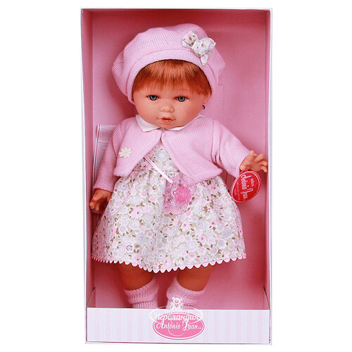 Кукла Кристиана в розовом 30 см плачущая Antonio Juan Munecas