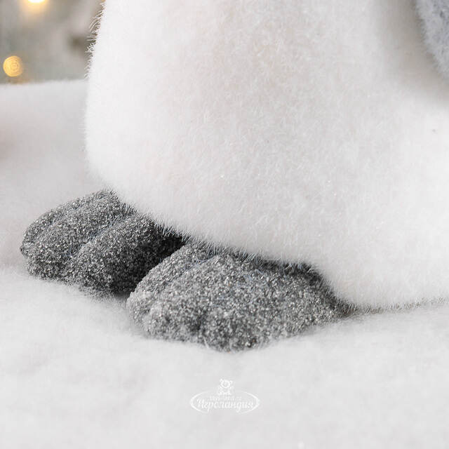 Декоративная фигура Пингвин Шелди в шарфе - Warm heart 38 см Christmas Deluxe