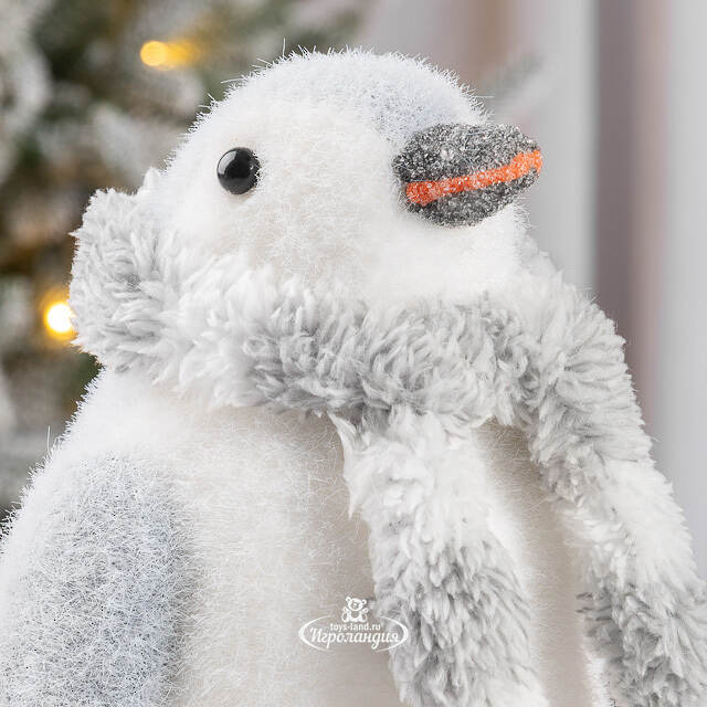 Декоративная фигура Пингвин Шанти в шарфе - Warm heart 22 см Christmas Deluxe