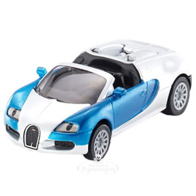 Кабриолет Bugatti Veyron Grand Sport 1:55, 8 см SIKU