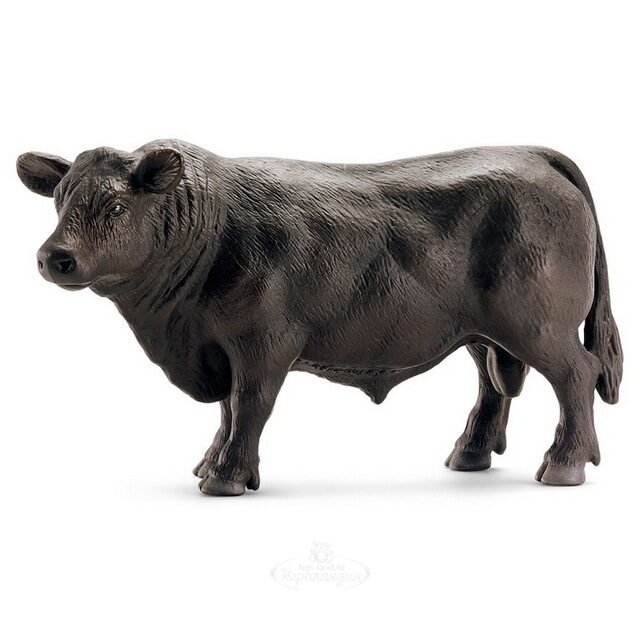 Фигурка Бык Чёрный Ангус 13 см Schleich (Шляйх)