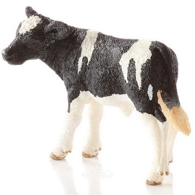 Фигурка Теленок коровы Хольштейн 8 см Schleich