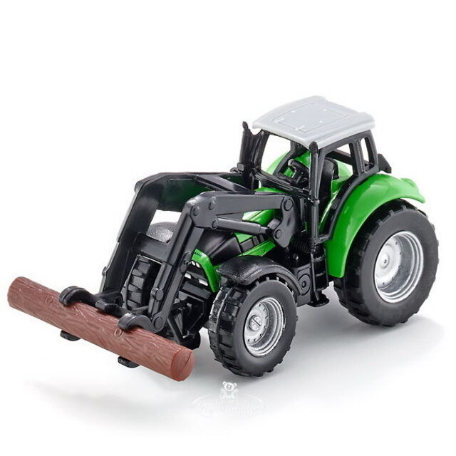 Трактор Deutz с захватом для брёвен 1:87, 10 см SIKU (Сику)