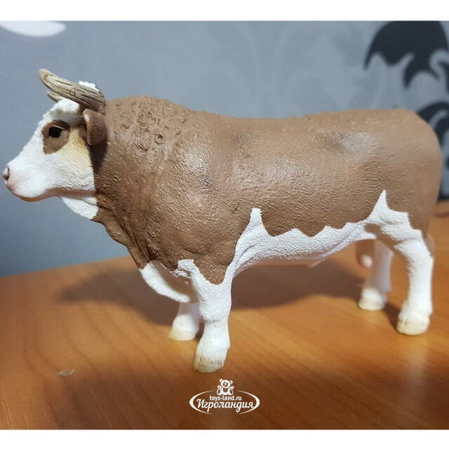 Фигурка Симментальский бык 14 см Schleich