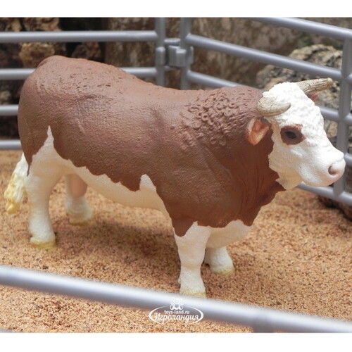 Фигурка Симментальский бык 14 см Schleich
