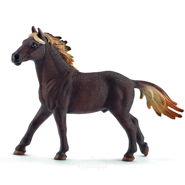 Фигурка Мустанг жеребец 15 см Schleich