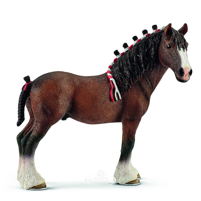 Фигурка Жеребец Клайдсдейл 12 см Schleich