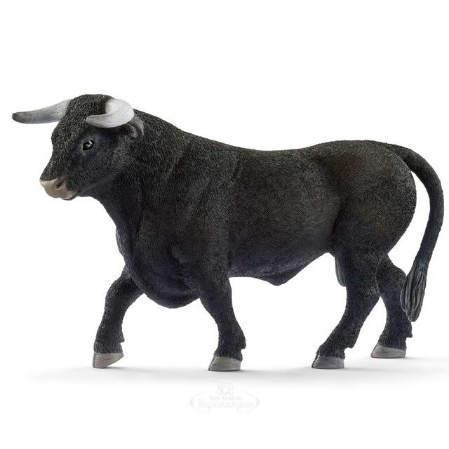 Фигурка Черный бык 14 см Schleich