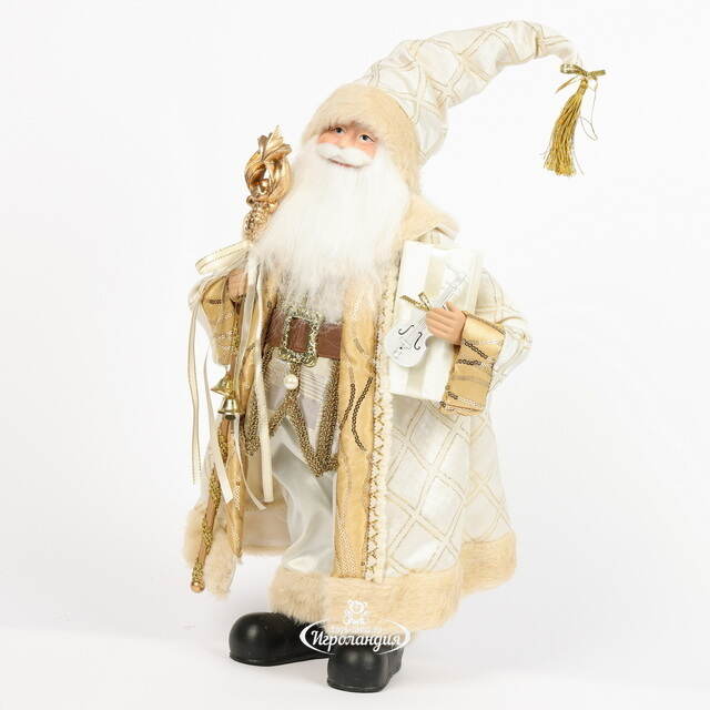 Новогодняя фигура Санта Клаус - Маэстро Рождества 45 см Christmas Deluxe