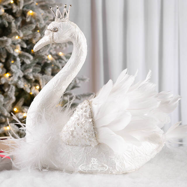 Декоративная фигура Царевна Лебедь Элизе - Warm heart 38*20 см Christmas Deluxe