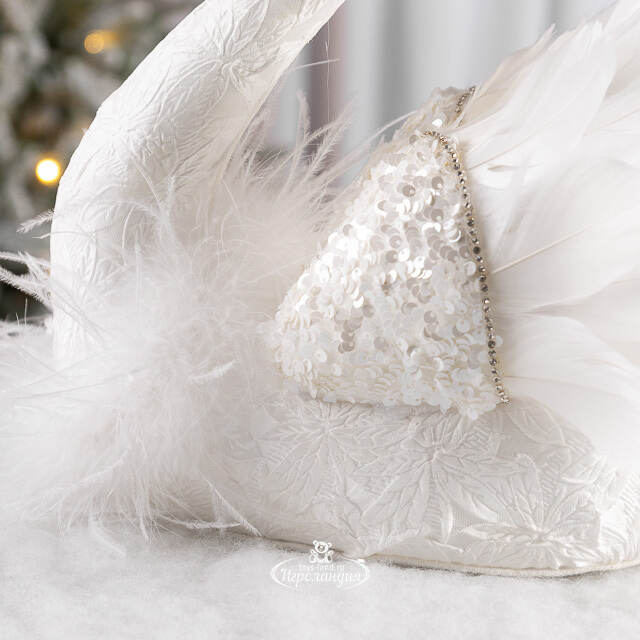 Декоративная фигура Царевна Лебедь Элизе - Warm heart 38*20 см Christmas Deluxe