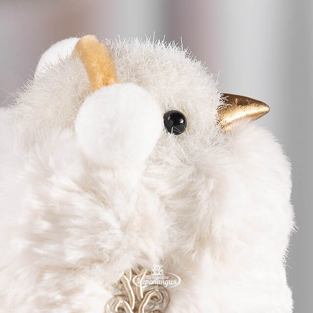 Декоративная фигурка Синичка Лея в наушниках - Warm heart 16*14 см Christmas Deluxe