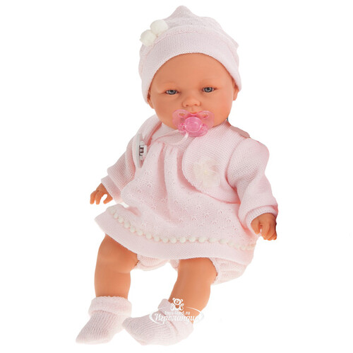 Кукла - младенец Соня в розовом 37 см плачущая Antonio Juan Munecas