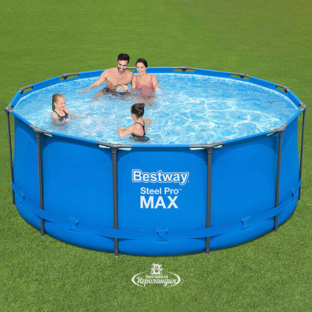 Каркасный бассейн 14471 Bestway Steel Pro Max (Бествей Стил Про Макс) 366*122 см Bestway (Бествей)