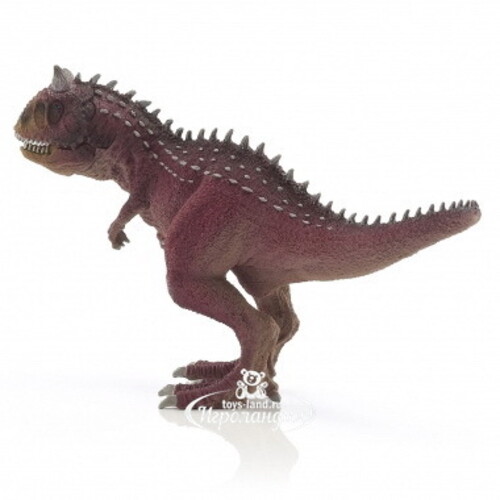 Фигурка Динозавр Карнотавр 22 см с подвижной нижней челюстью, красный Schleich