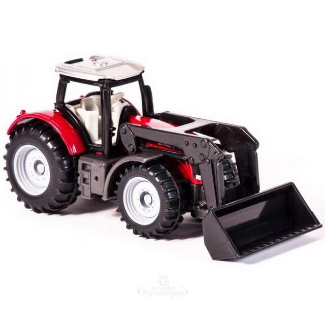 Трактор Massey Ferguson с фронтальным погрузчиком 1:87 SIKU