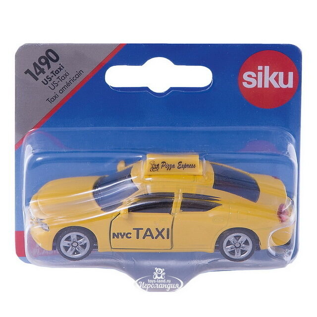 Нью-Йоркское такси Dodge Charger 1:50, 8 см SIKU