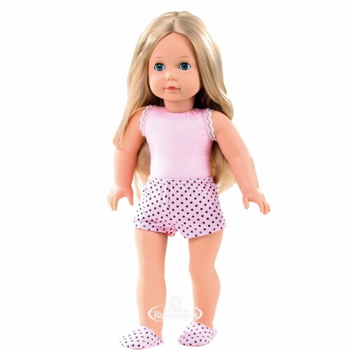 Кукла Джессика в розовой пижамке 46 см, закрывает глаза Gotz