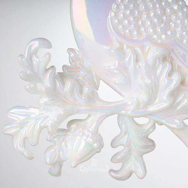 Елочная игрушка Голубка 10 см белая, подвеска Forest Market