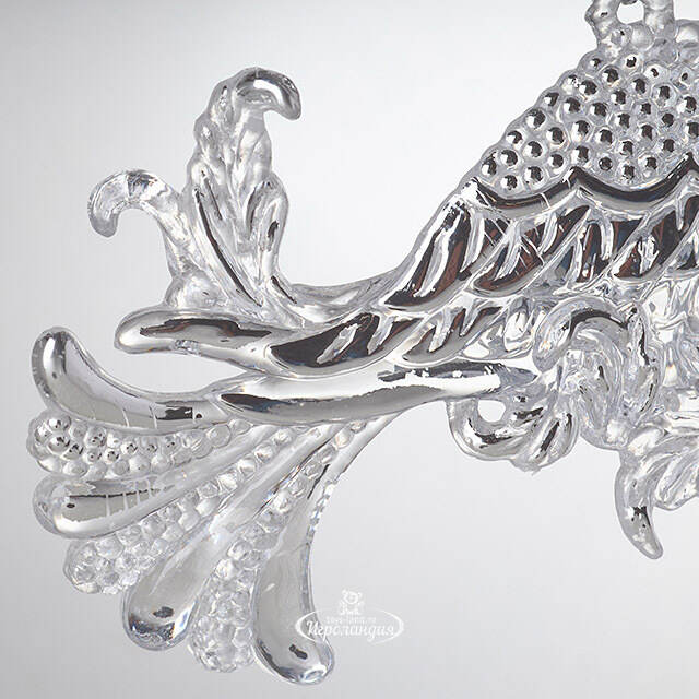 Елочная игрушка Птичка Голубка 10 см, подвеска Forest Market