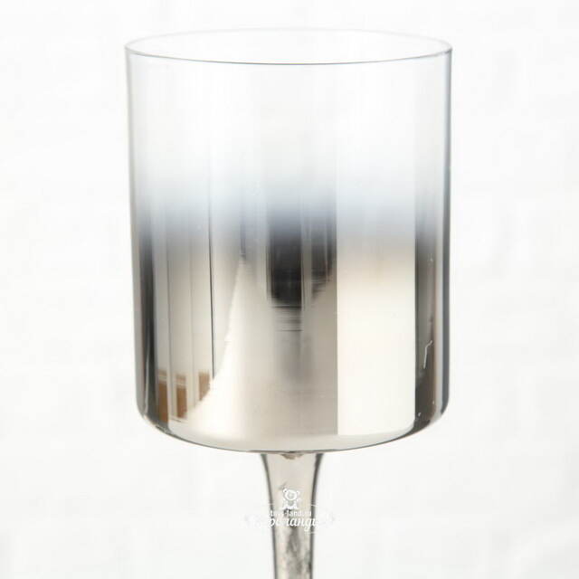 Стеклянный подсвечник-бокал Graccio 25 см Boltze