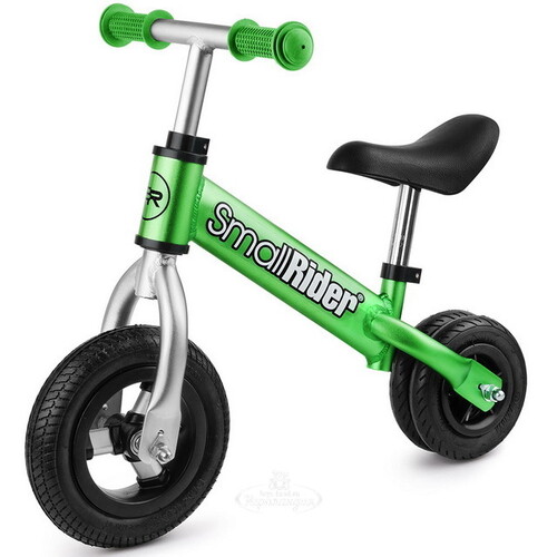 Беговел-каталка трансформер Small Rider Jimmy, надувные колеса 8"/6", зеленый Small Rider
