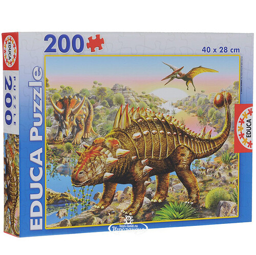 Пазл Динозавры, 200 элементов Educa