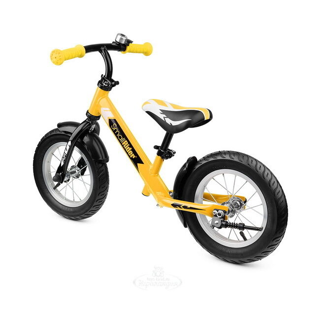 Беговел Small Rider Roadster 2 AIR, надувные колеса 12", желтый Small Rider