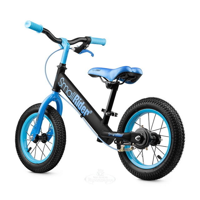 Беговел Small Rider Ranger 2 Neon, надувные колеса 12", ручной тормоз, синий Small Rider