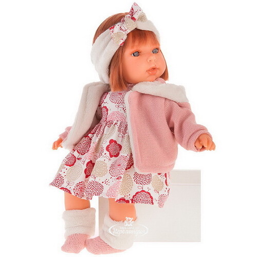 Кукла Валентина в розовом 37 см говорящая Antonio Juan Munecas