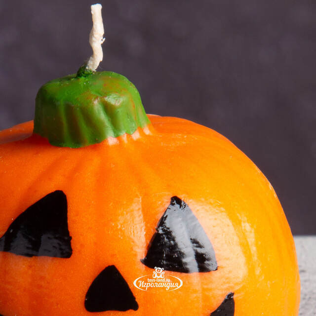 Декоративная свеча Джек-фонарь 6 см Омский Свечной