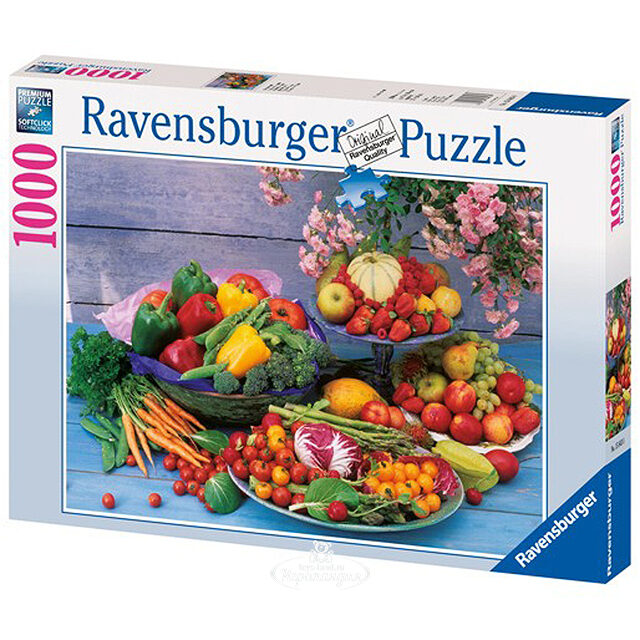 Пазл "Корзина с фруктами", 1000 элементов, 50х70 см Ravensburger