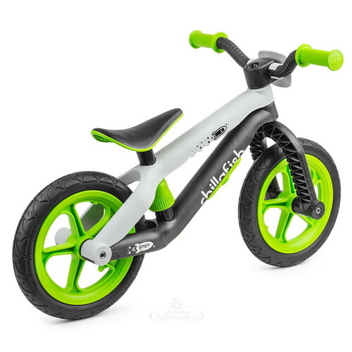 Беговел в стиле трюкового "Chillafish BMXie-RS", колеса 12", зеленый Chillafish