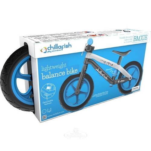 Беговел в стиле трюкового "Chillafish BMXie-RS", колеса 12", синий Chillafish