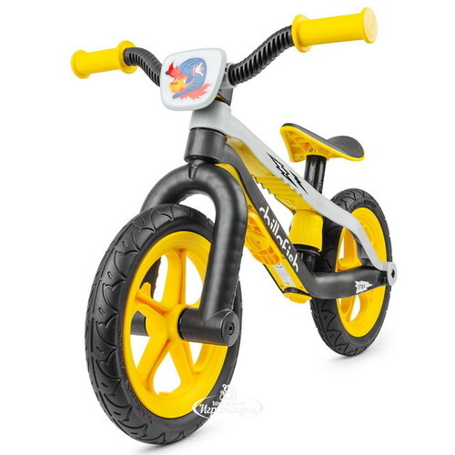 Беговел в стиле трюкового Chillafish BMXie-RS, колеса 12", желтый Chillafish